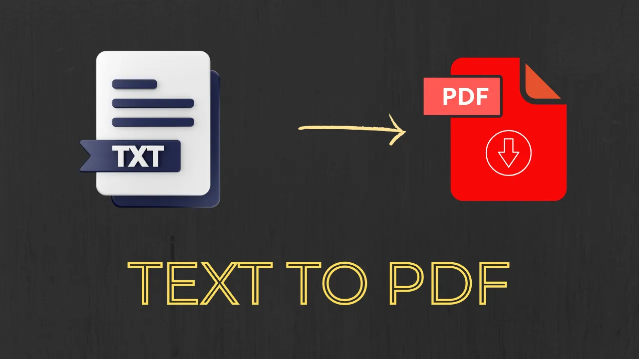 Text To PDF - Convert TXT to PDF online For Free